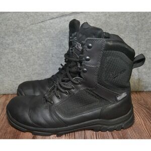 Danner Men's 8" Leather Nylon Lookout Side-Zip Law Enforcement Boots Size 9.5 EE